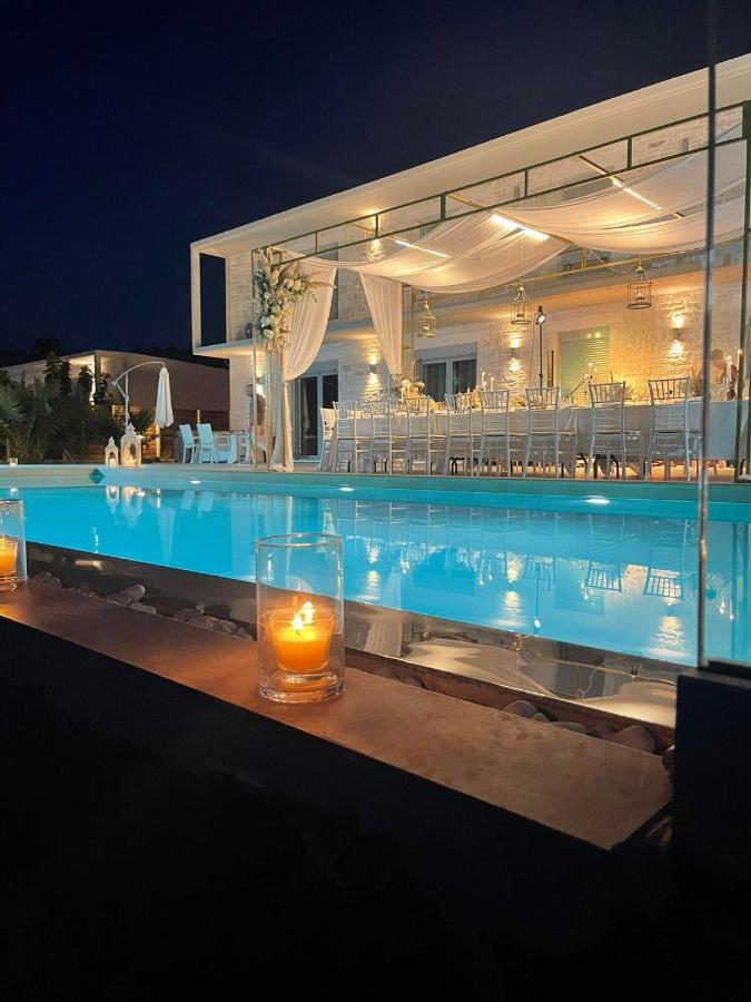 Eva Villas West With Infinity Pool & And Panoramic Sea View Gerani  Exterior photo